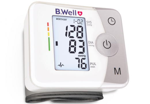 Тонометр автоматический на запястье B.Well MED-57 (увеличенная манжета 13,5-21,5 см) - 4