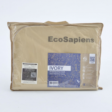 Электропростынь влагостойкая EcoSapiens Ivory 145х80 см (ES-304) - 5